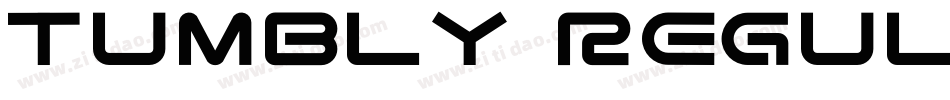 Tumbly Regular字体转换